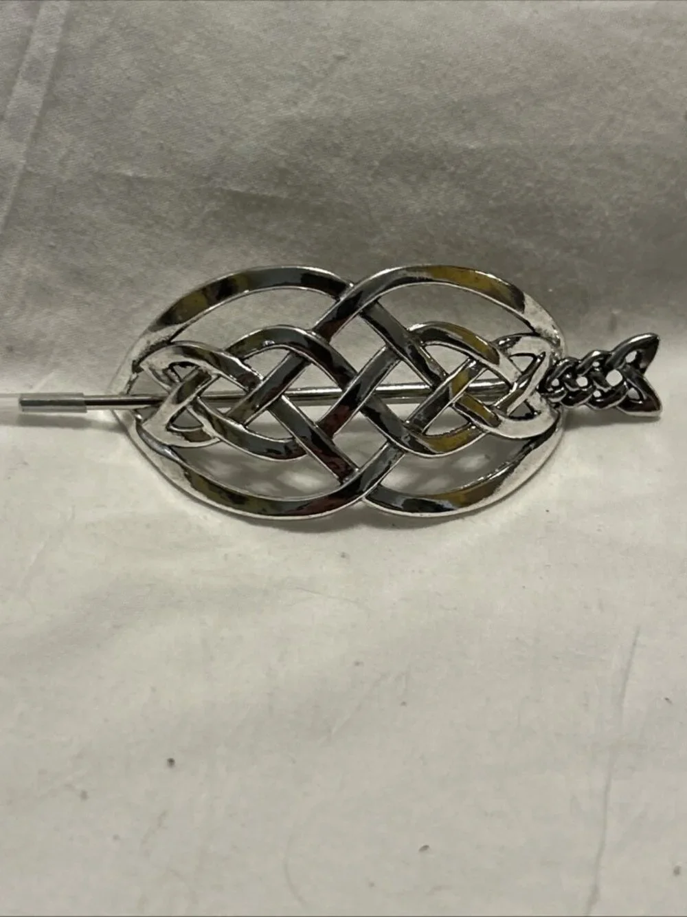 Celtic Knot Infinity Hair Clip Hair Pin Hair Accessories W/pin All Types Hair